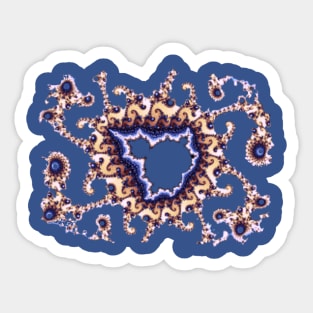 Mandelbrot Hybrid Fractal Sticker